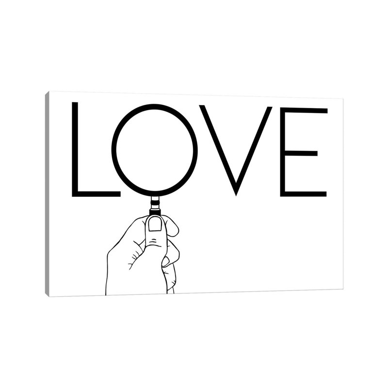 Love Is Never How It Looks by Filippo Spinelli - Print on Canvas, 66.04 cm H x 45.72 cm W, Wrapped Canvas