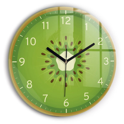 Glass Wall Clock