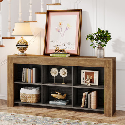 63-Inch Long Wood Console Table