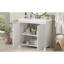 Rangement pour meuble-lavabo 36 po avec lavabo en céramique-757106360