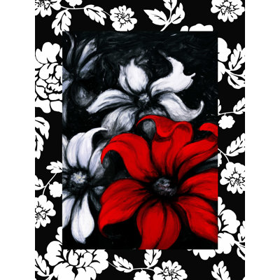 «Beautiful Band Red», impression sur toile tendue