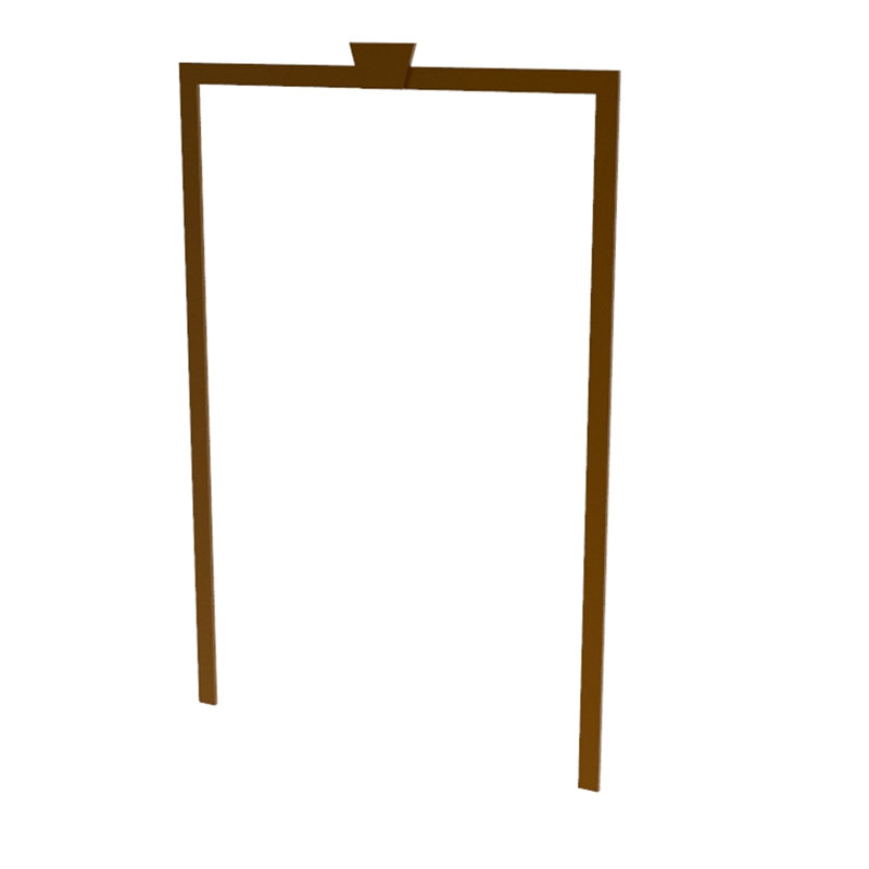 Fixturedisplays® Pre-Order Only 68.4 X 97.8 X 0.75" Double Door Front Door Entry Door Rectangular Wood Door 15912-Inside Trim