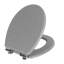 East Urban Home Premium Toilet Seat Toilet Seat With Soft Close, MDF Wood Core, Softclose Hinge, Antibacterial, Design Decor-618577490