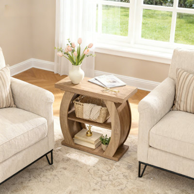 Pedestal End Table