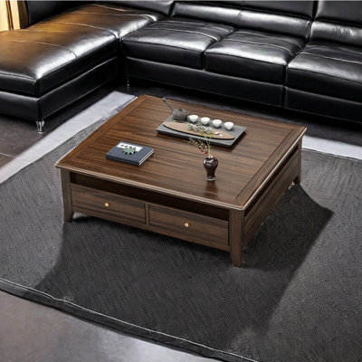 Simple new Chinese solid wood coffee table