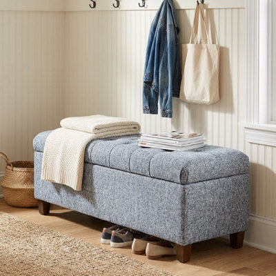 Banc de rangement rembourré Allessandra
