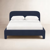 Emmie Platform Bed In Solaz Denim