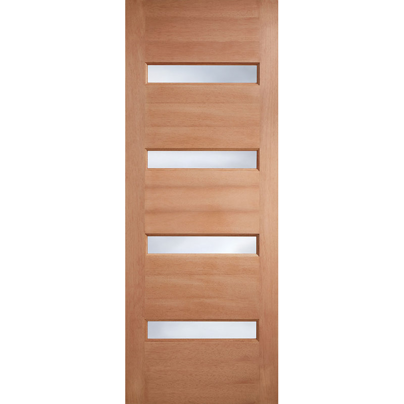 Balham Glazed Hardwood External Door, 1981mm H x 762mm W x 44mm D