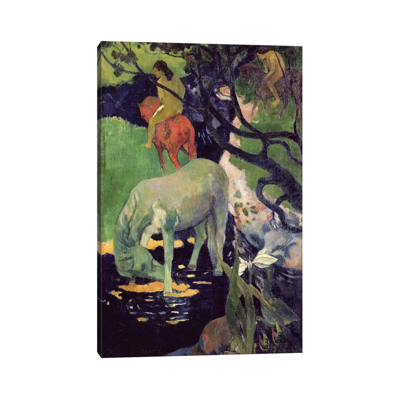 The White Horse, 1898 by Paul Gauguin - Wrapped Canvas Gallery-Wrapped Canvas Giclée, 20.32 cm H x 30.48 cm W