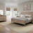 Aurora Lo-Post Bed – Sand Finish, Mindi Veneer, Herringbone Panel Headboard (Queen & King) Part of the Dana Heights Collection-144057300