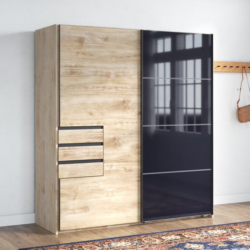 Wilcoxen 2 Door Manufactured Wood Wardrobe