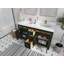 Sonoma X P 22 po Meuble-lavabo double en D avec comptoir en quartz-110448272