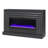 Rene Electric Fireplace Mantel 65" TV Stand with Multi-Color Flame and Crystal Ember Bed-103699383