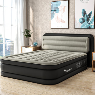 Queen Size Air Bed with Headboard