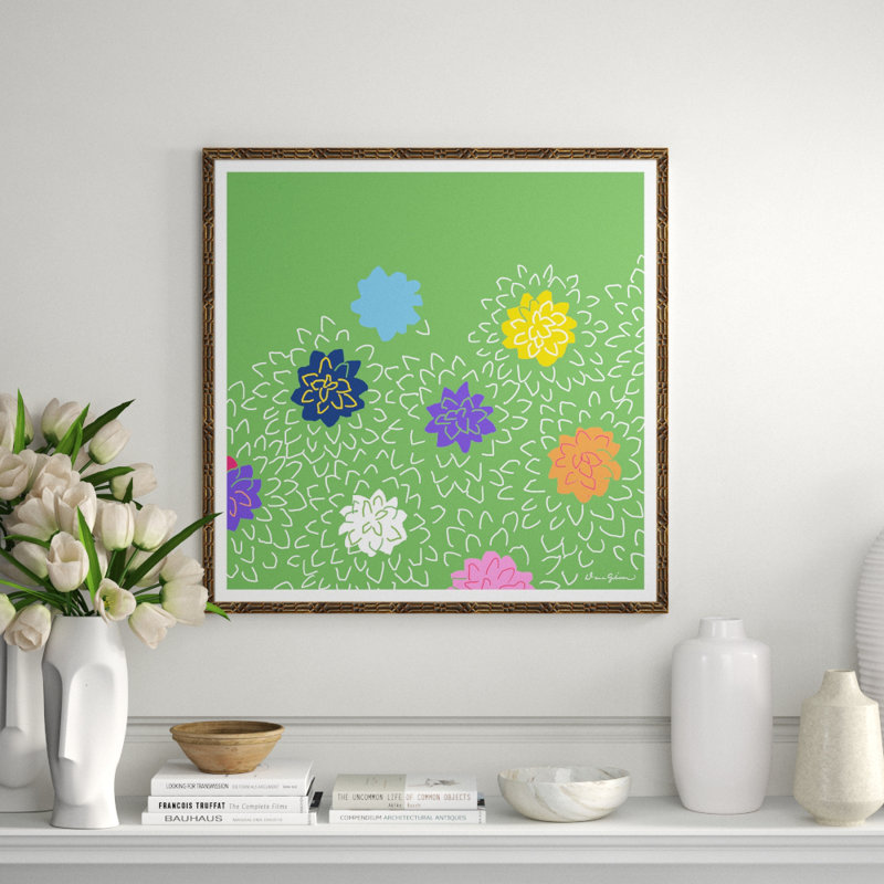 Chrysanthemums Giclee Print by Dana Gibson, Brown
