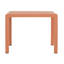 5 meubles de patio - brun abricot, 3, 2 chaises, tables basses, rouille, polypropylène, imperméable, espace, cadre intérieur / extérieur brun à lattes respirantes, assemblage rapide, utilisation intelligente de l'espace-1003080436