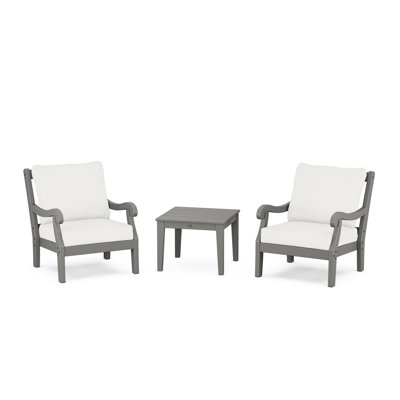 POLYWOOD x Birch Lane Verlyn 3-Piece Deep Seating Set