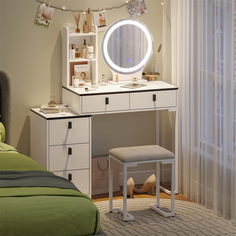 Bobbilee Dressing Table with Mirror