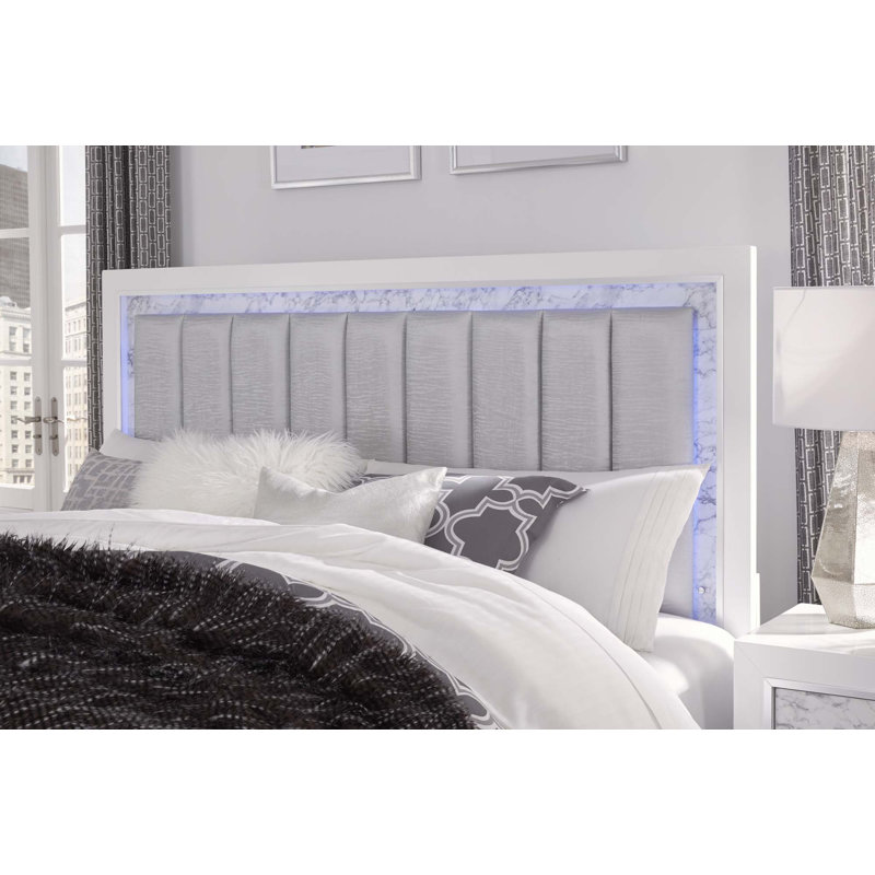 Sia Vegan Leather Standard Bed, Queen