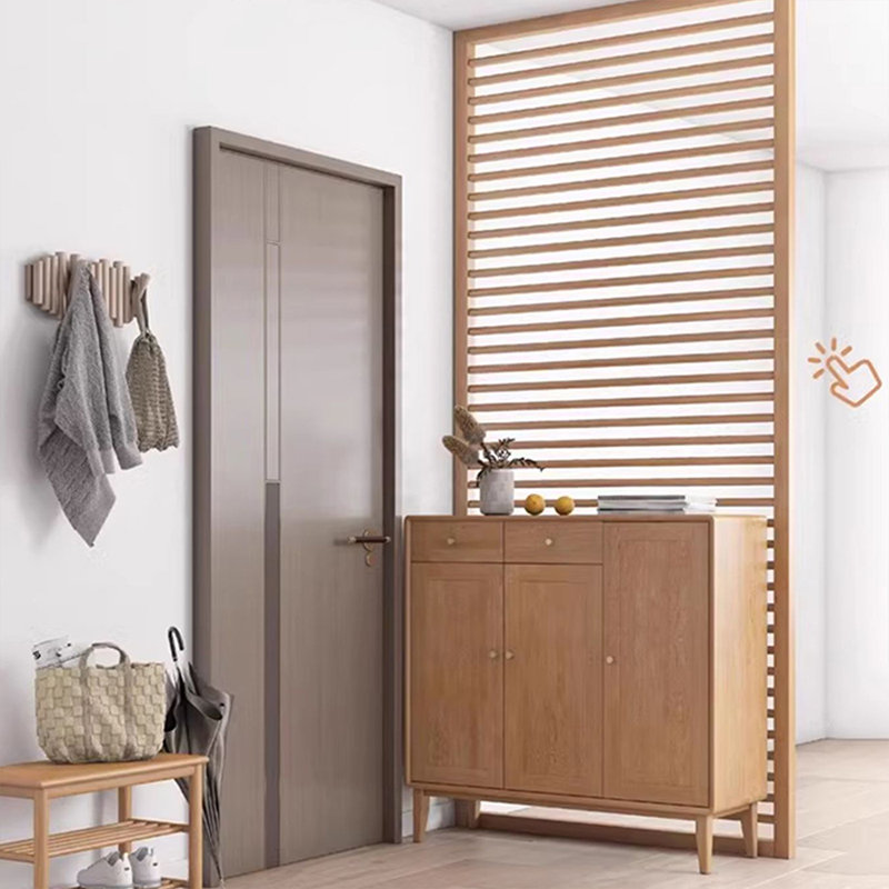 Rangement pour chaussures en bois massif Burlywood