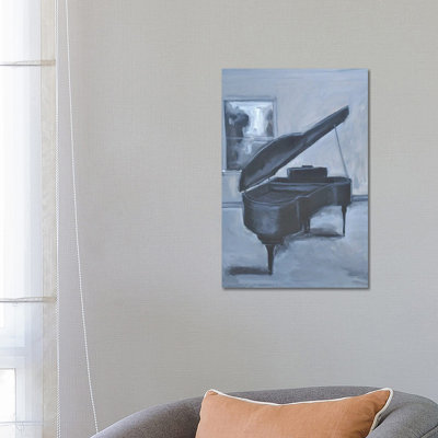 Piano Blues V 1 Piece Wrapped Canvas Wall Art