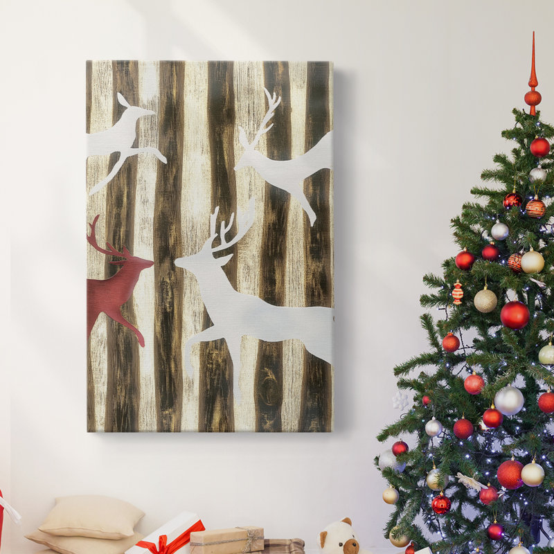 Art des Fêtes de Noël - Toile tendue avec châssis DCCXCVII, H 18 po x l 12 po