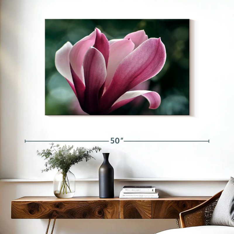 Harnek Blooming Magnolia Flower, 26" H x 39" W