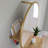 Wall-Mounted Shoe Cabinet With Mirror