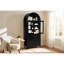 Armoire en dôme, faite de matériaux de haute qualité et de fabrication ancienne, avec un grand espace de rangement-263232078