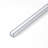 Plastic 0.25'' W x 48'' L T-Molding in Clear