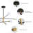 Glenarm 8-Light Modern Sputnik Sphere Chandelier-1128123314