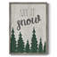 Let It Snow Forest, reproduction encadrée - bois massif-1858045113