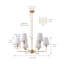 Luminaire suspendu 6 lumières