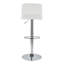 Tabouret de bar réglable en métal chromé et similicuir - ensemble de 2-1266978540-1266978528