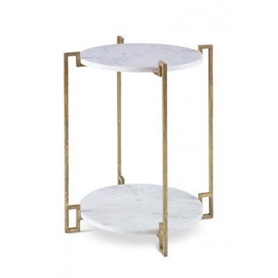 Evangeline Marble End Table