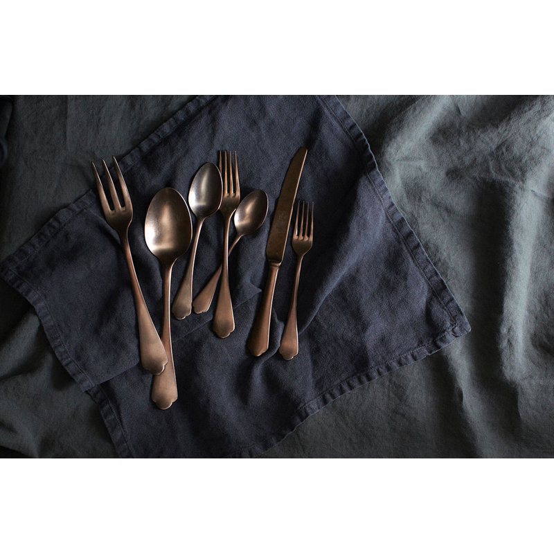 Dolce Vita Stainless Steel Cake Server, Pewter Bronze