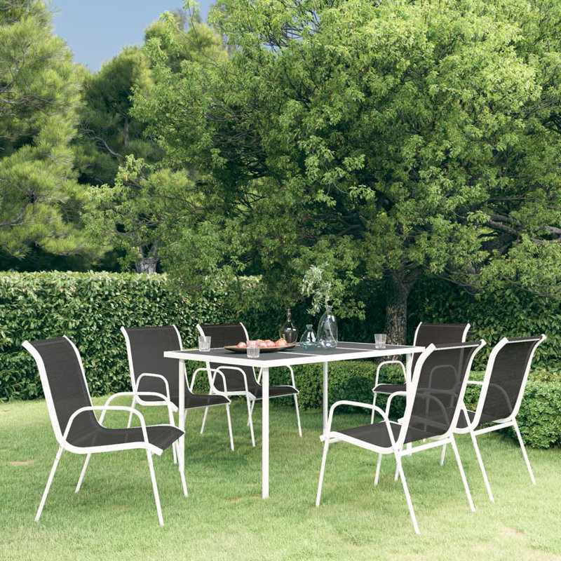 Ensemble de salle à manger rectangulaire pour 6 personnes 59,1 po Angilee