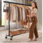 Bonville Adjustable Rolling Clothing Rack-1463632146