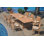 Manzanita Outdoor 11 - Piece Teak Dining Set