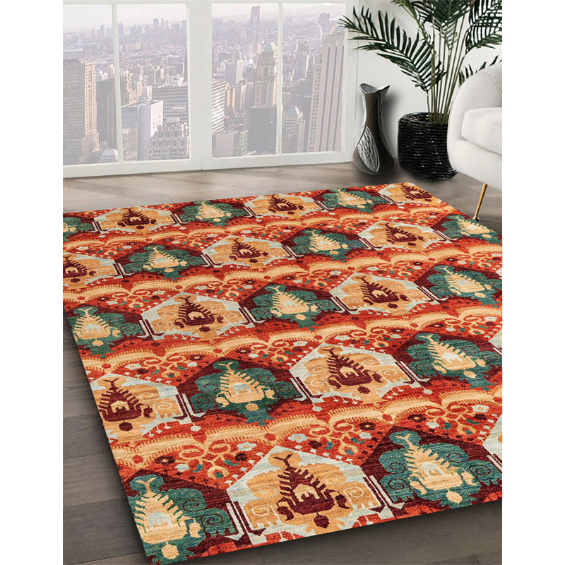 Moroccan Indoor Rug, Round 5'