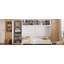 Grand lit escamotable mural avec armoires, grand