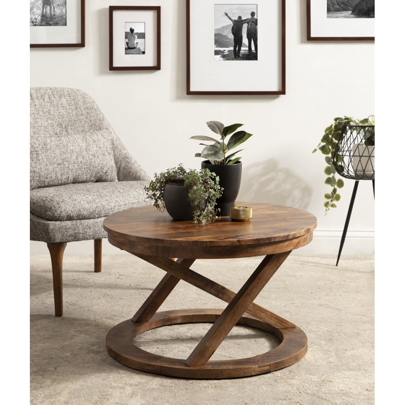 Altman Wood Single Coffee Table, Walnut