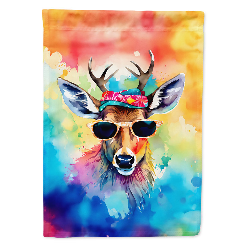 Drapeau de jardin hippie