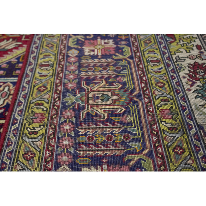 Tapis oriental rouge unique 8 x 11 po Rossing