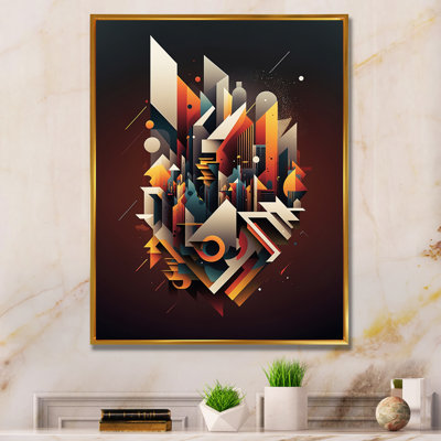 «Geometric Graffiti I», reproduction sur toile