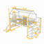 Lit mezzanine avec glissade et escalier House-914573901-914573906