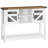 43.3" Farmhouse Console Table with Storage