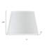 Abat-jour tambour en soie blanche