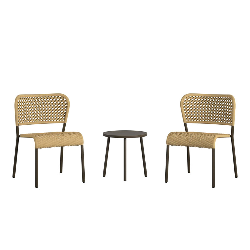 Briar 3-Piece Wicker Chat Set