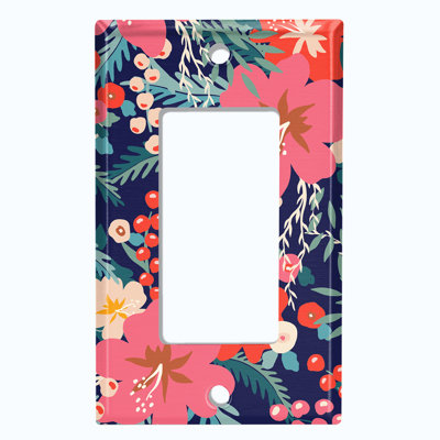 Patterned 1 - Gang Standard Wall Plate